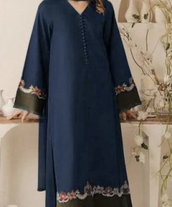 QASWA QS‑655 three piece winter dhanak embroidered luxury suit