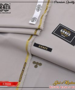 Grace Stone Winter Wash & Wear Men’s Unstitched Suit
