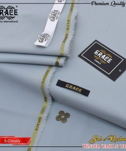 Grace Cloudy Winter Wash & Wear Men’s Unstitched Suit