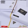 Grace winter wash and wear men unstitched suit white color 4 meter
