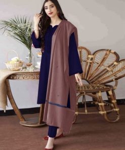 Aisling AS-659 Dhanak embroidered winter suit with heavy neck patch and embroidered sleeves