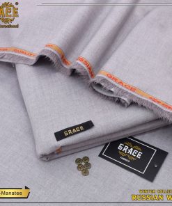 Grace Men Winter P.A Wool Unstitched Suit in Manate Color