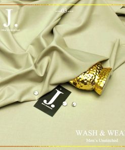 J. Wash N Wear 03 premium wash and wear four season unstitched men suit with 4 meter cutting