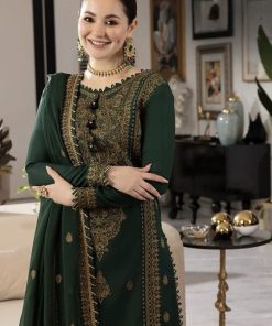 Asim Jofa AJ-615 Chiffon 3 Piece Heavy Embroidered Spengle Work Suit