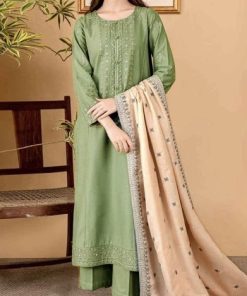 Batik 1A-04 luxury lawn heavy embroidered 3 piece suit cotton net dupatta Eid 2026