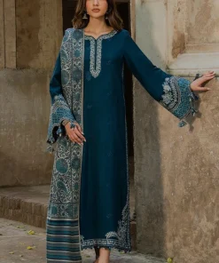 IZEL IA-39 Luxury Lawn Embroidered 3 Piece Suit