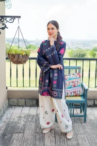 URGE UR-69 2 Piece Embroidered Lawn Suit with Front and Sleeves Embroidery
