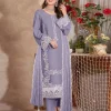 Zarqash IA-42 Luxury Lawn Full Heavy Embroidered 3 Piece Suit