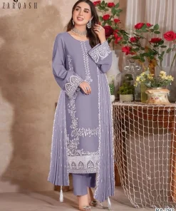 Zarqash IA-42 Luxury Lawn Full Heavy Embroidered 3 Piece Suit