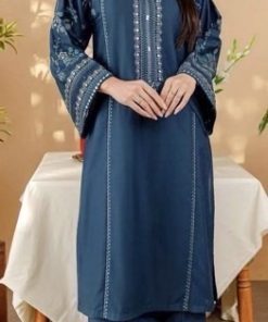 Batik BT-70 2 Piece Embroidered Lawn Suit with Front and Sleeves Embroidery