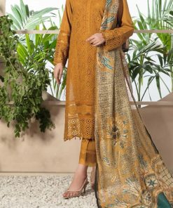 Maria.B IA-37 Luxury Lawn Heavy Chikankari 3 Piece Suit