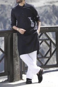 Men soft cotton unstitched suit Gul Ahmed style 4.5 meter fabric Pakistan