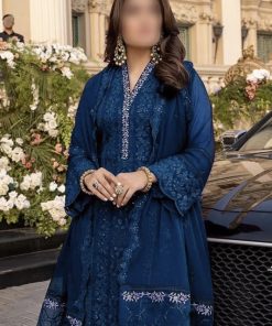 Azure Wedding Edition AZ-626 Full Embroidered Chiffon 3 Piece Suit