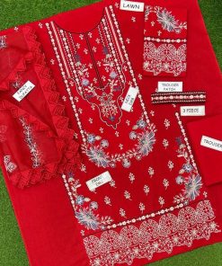 This suit is part of the Luxury Lawn Eid Collection 2026, created for women who want to look elegant, graceful, and confident during festive moments.