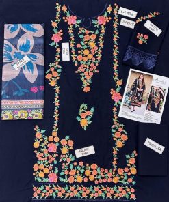 The Aneelas 1A-03 Luxury Lawn Collection is a graceful fusion of traditional embroidery and modern digital elegance, designed exclusively for the Eid Lawn Collection 2026. This design belongs to Aneela’s MOST DEMANDING EDITION, loved by women who want a festive look that feels luxurious yet light enough for summer celebrations.