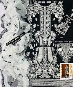 his 3 piece unstitched lawn suit blends traditional craftsmanship with modern fashion, making it a most demanding edition of the season. Whether you’re dressing up for Eid,