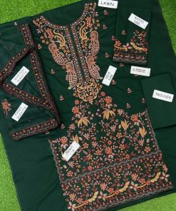 The Asim Jofa 1A-09 Luxury Lawn Collection is a refined festive masterpiece from Asim Jofa’s MOST DEMANDING EDITION, designed for women who want signature designer elegance with summer comfort. This 03 piece unstitched lawn suit blends premium fabric with rich embroidery, creating a graceful look perfect for Eid Collection 2026, family gatherings, and elegant