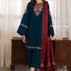 Jazmin 1A-07 luxury lawn heavy embroidered 3 piece suit with lawn dupatta Eid 2026