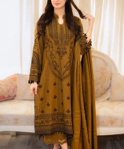 Aisling AS-632 luxury lawn heavy embroidered 3 piece suit Eid 2026