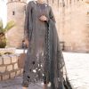 Maria.B MB-630 luxury lawn fully heavy embroidered 3 piece suit with net dupatta