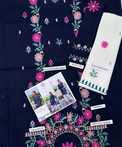 The URGE UR-69 2 Piece Embroidered Lawn Suit is a perfect blend of elegance, comfort, and seasonal style. Designed specially for summer wear, this suit features fine lawn fabric with tasteful embroidery that enhances its overall luxury look. Whether you’re dressing up for casual gatherings or daytime events, this suit delivers a polished yet breathable outfit ideal for warm weather.