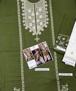The URGE UR-71 2 Piece Embroidered Lawn Suit is designed for women who want lightweight comfort with graceful embroidery during the summer season. This suit reflects a clean, modern aesthetic combined with traditional embroidery elements, making it a versatile choice for everyday wear as well as casual occasions. With breathable lawn fabric and refined detailing, UR-71 is all about effortless summer elegance.