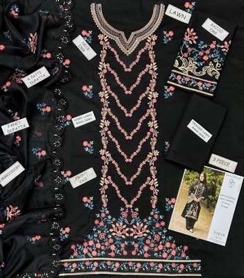 This suit is crafted with high-quality Lawn 90/88, known for its airy feel, softness, and long-lasting color quality. Perfect for Eid gatherings in warm weather, the fabric keeps you comfortable while maintaining a graceful drape.