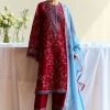 Zara Shahjahan IA-33 Luxury AirJet Lawn Heavy Embroidered 3 Piece Suit