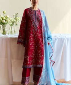 Zara Shahjahan IA-33 Luxury AirJet Lawn Heavy Embroidered 3 Piece Suit