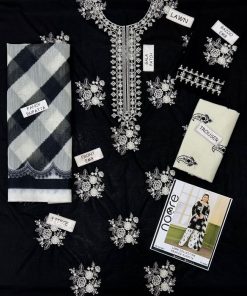 The Noore IA-54 Luxury Lawn Collection is designed for women who seek premium fabric quality, rich embroidery, and elegant festive fashion. This most demanding edition combines detailed embroidery with modern digital styling, making it a perfect choice for Eid wear, festive occasions, and graceful summer gatherings.