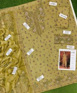 Crafted from digital printed lawn 90/88, this suit offers a lightweight feel, smooth texture, and excellent breathability. The high-quality digital printing ensures vibrant colors and long-lasting patterns, keeping the outfit fresh and eye-catching.