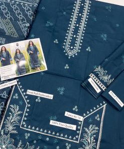 The shirt and sleeves are crafted from high-quality lawn fabric, known for its lightweight feel, smooth texture, and excellent breathability. The fabric is ideal for hot weather, keeping you cool while maintaining a neat and elegant appearance.