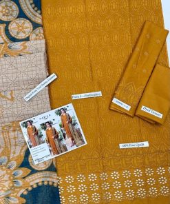 The lawn shirt front features heavy chikankari embroidery, adding subtle luxury and timeless elegance. The detailed chikankari work reflects superior craftsmanship and enhances the overall sophistication of the outfit.