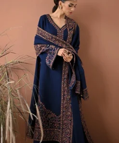 Batik IA-92 lawn heavy embroidered ladies suit with digital print dupatta