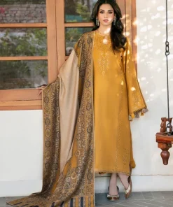 IZEL IA-103 lawn heavy embroidered ladies suit with digital print dupatta