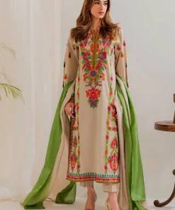 Vintage IA-71 luxury lawn heavy embroidered ladies suit