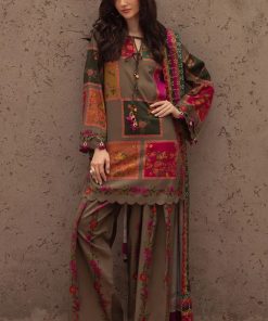 Charizma CH-205 unstitched 3-piece summer lawn suit for women