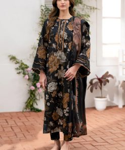 Baroque BR-209 unstitched 3-piece summer lawn suit for women