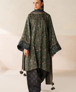 Baroque BR-213 unstitched 3-piece digital lawn suit for women