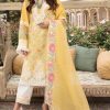Crimson IA-90 luxury lawn chikankari embroidered ladies suit with organza dupatta