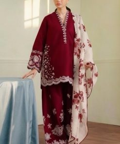 Zara Shahjahan IA-94 luxury lawn embroidered ladies suit