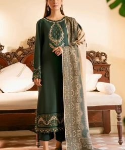 IZEL IA-98 lawn heavy embroidered ladies suit with digital print dupatta