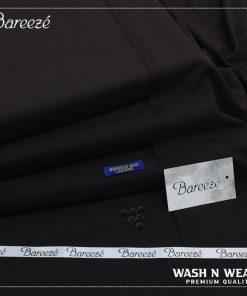 Bareeze Men Black Summer Wash and Wear Unstitched Suit