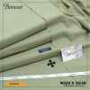 Bareeze men pistachio wash and wear unstitched suit