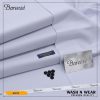 Bareeze men white wash and wear unstitched suit
