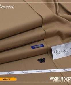 Bareeze Men Wooden Color Summer Wash and Wear Unstitched Suit