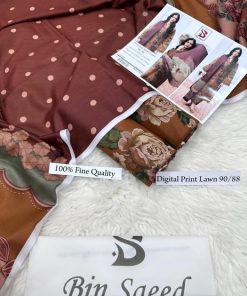 Completing the suit is a printed lawn dupatta that adds charm and sophistication without extra weight. Easy to drape and carry, the dupatta enhances the overall appeal of the outfit and ties the entire look together, making it suitable for daily wear and casual summer gatherings.