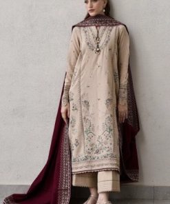 Zaib IA-75 luxury lawn heavy embroidered ladies suit