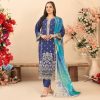 Tawakkal Fabrics IA-89 luxury lawn chikankari embroidered ladies suit