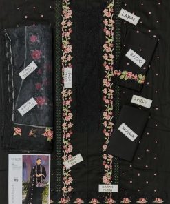 The neck features an embroidered patch, adding a graceful and polished touch to the overall design.